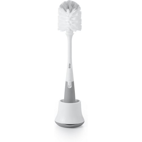 OXO Tot Bottle Brush with Nipple Cleaner and Stand - Gray