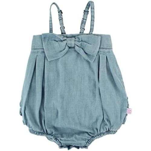RuffleButts® Baby/Toddler Girls Sleeveless Tank Bubble Romper