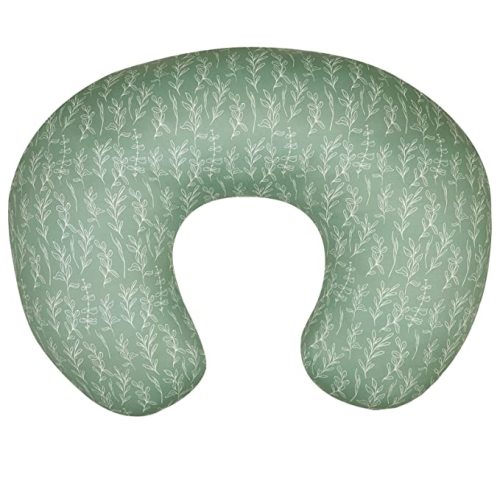 Green Sage Nursing Pillow Cover, Breastfeeding Pillow Slipcover for Baby Girls/Boys, Soft Snug Fits On Newborn Feeding Pillow Case