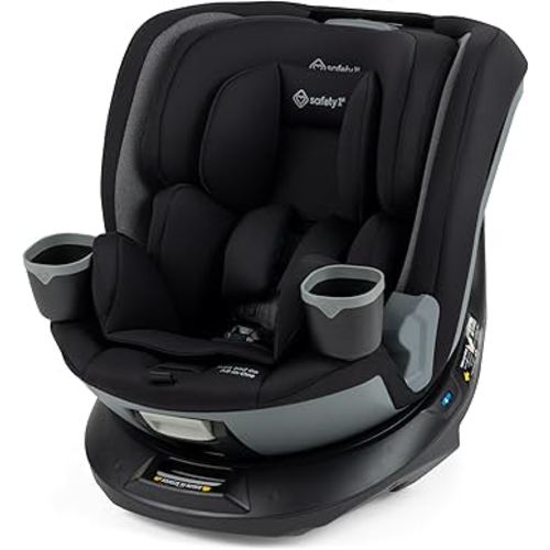 Safety 1ˢᵗ® Turn and Go 360° Rotating All-in-One Convertible Car Seat, Black Beauty