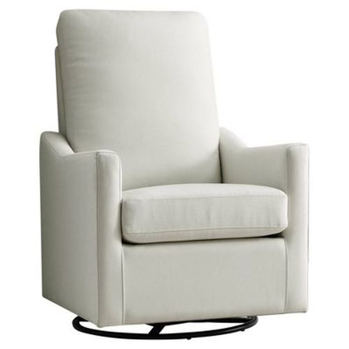 Delta Children Adley Nursery Glider Swivel Chair - Charcoal