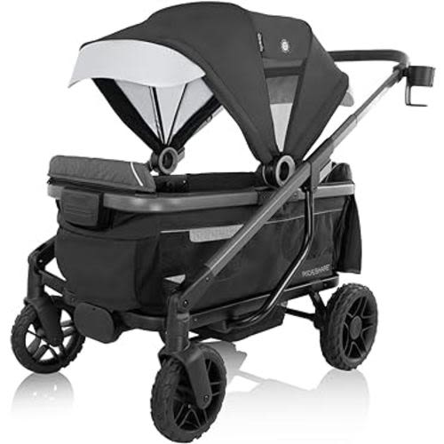 Evenflo Shyft Rideshare All-Terrain Performance Stroller Wagon (Sterling Black)