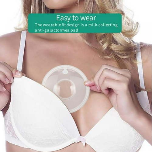 LOVEGAB Breast Shells, 2 Pack Nursing Cups, Milk Saver, Protect Sore Nipples For Breastfeeding, Collect Breast Milk Leaks For Nursing Moms, Soft And Flexible Silicone Material, Reusable