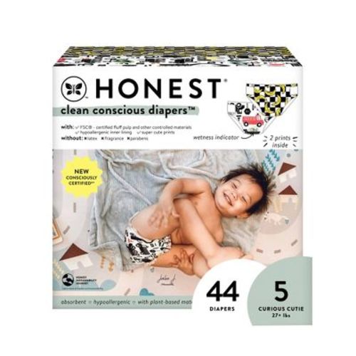 The Honest Company Clean Conscious Disposable Diapers Four Print Pack - Size 6 - 68ct
