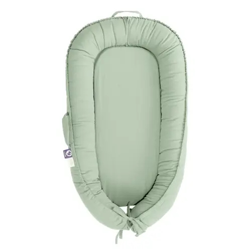 Infant Lounger, Baby Nest Cover for Baby Girls & Boys, Newborn Essentials for Baby 0-18 Months, 100% Cotton Breathable, Portable Travel Bed (Spring Green)
