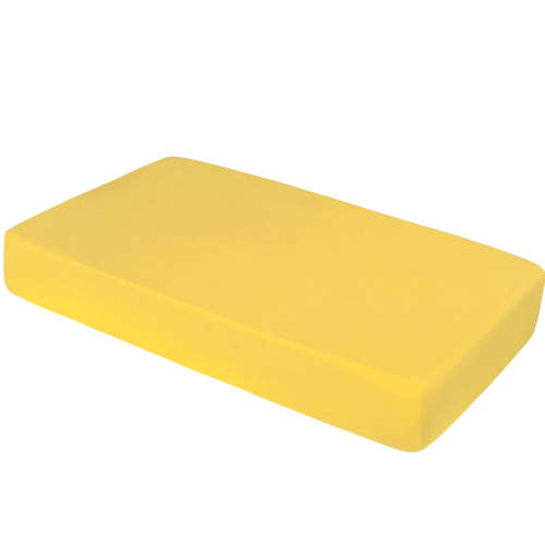 Ntbay 100% Brushed Microfiber Fitted Crib Sheets, Ultra Cozy and Soft Crib Sheet for Standard Crib and Toddler Mattresses, Boys, Girls, Unisex, 28" x 52", Yellow
