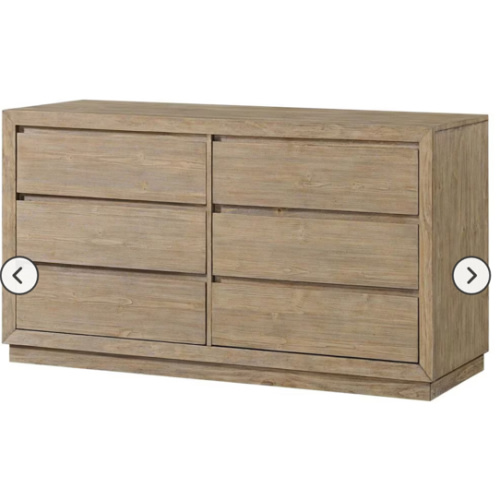 Eastern Shore Bello 6-Drawer Dresser in Sandstone