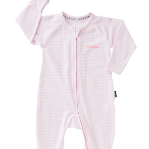 BONDS Zip Wondersuit | 0000 BZDYM | Ballet Pink / White