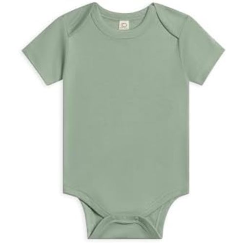 Colored Organics Unisex Newborn 100% Organic Cotton Bodysuit - Short Sleeve Infant One Piece - Baby Boy and Girl Clothing