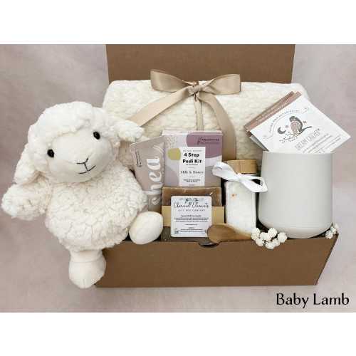New Mom Spa Gift Box, New Mom Care Package, Self-Care Gift For New Mom, New Baby Gift, Mom Encouragement Gift, Giraffe New Baby Gift Box