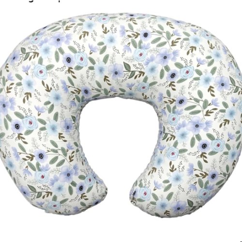 Nursing Pillow, Breastfeeding Pillows with Standard Size Removable Cover, Breast Feeding Pillow with Breathable Filling, Ergonomic Nursing Essentials for Bottle and Breastfeeding- Leaves…