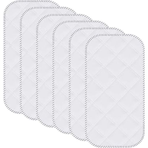 Sunny zzzZZ 6 Pack Baby Waterproof Changing Pad Liners - Quilted Thicker Ultra Soft Changing Table Cover Liners - Durable & Easy to Clean - White - 27" x 13"