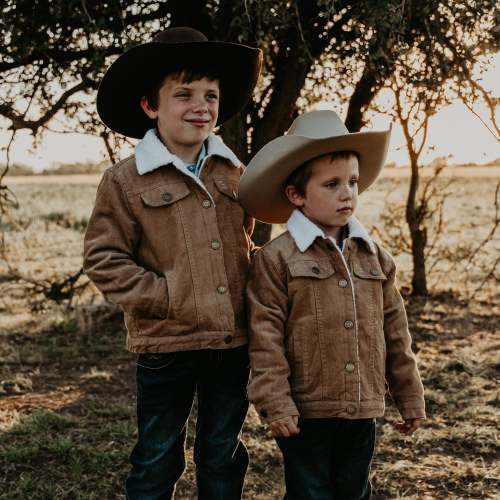 Sunset Corduroy Jacket with Sherpa Lining – Cowkid Clothing Company