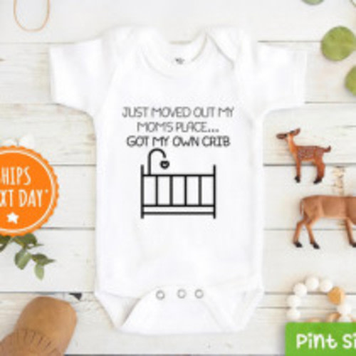 Etsy Cute Crib Baby Onesie