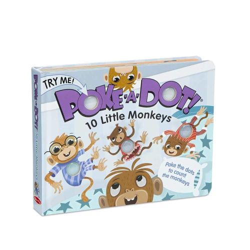 Poke-a-Dot: 10 Little Monkeys
