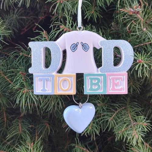 Dad To Be Personalized Christmas Ornament