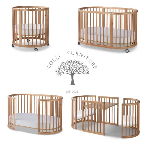 Lolli Furniture Sprout 4 in 1 Natural beech wood Including the Australian made mattress set – Cocoon Furniture