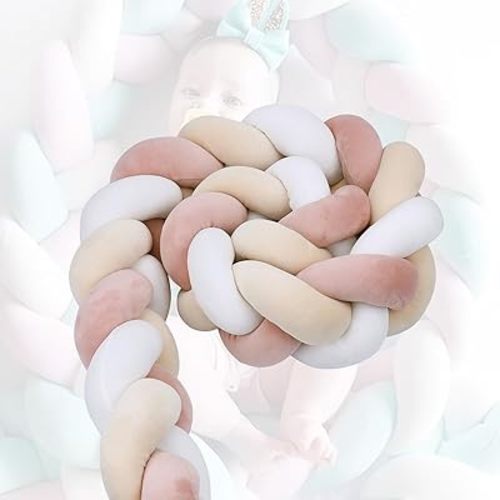 Pillow for Decoration (White RosyBrown Light Khaki 14+94+122,79in)