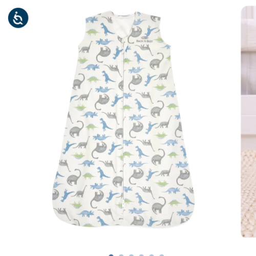 100% Cotton Wearable Blanket Dinosauria | Small| HALO US