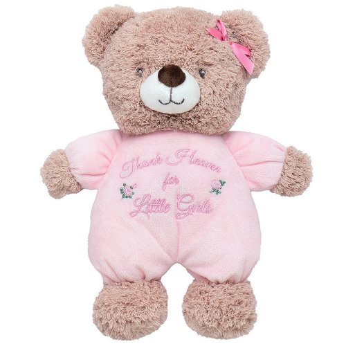 Little Me Baby Girls Welcome To The World Plush Bear