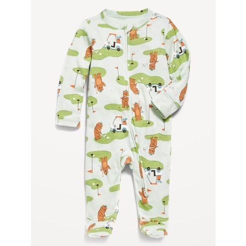 2-Way-Zip Sleep & Play Footed One-Piece for Baby | Old Navy