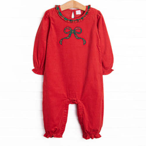 Christmas Cheer Applique Romper, Red – Stitchy Fish