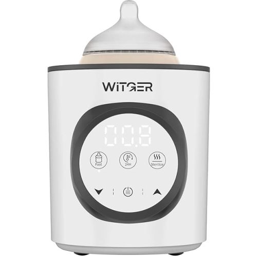 8-in-1 Baby Bottle Warmer and Sterilizer - Fast Heating, Accurate Temperature Control, BPA-Free, Defrosting, Food Heating, and Constant Temperature Maintenance.