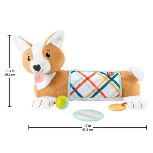 Corgi Tummy Time 3 In 1 Pillow
