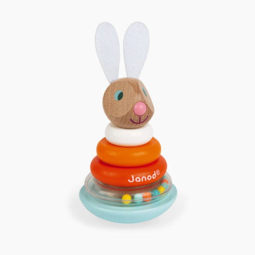 Janod Wooden Stacking Toy - Poly Rabbit