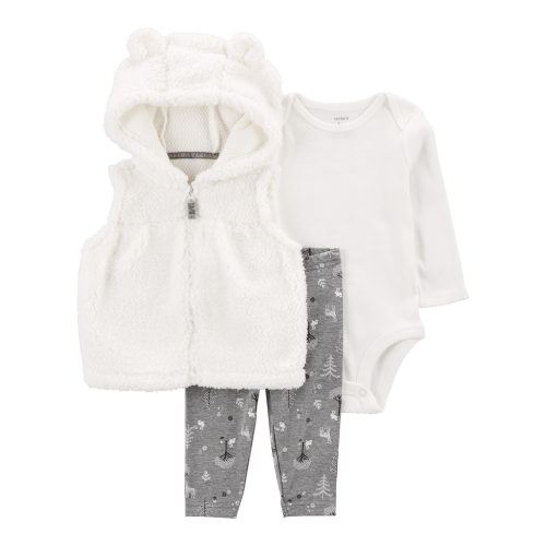 Baby 3-Piece Bear Little Vest Set - Carter's | Carter's
