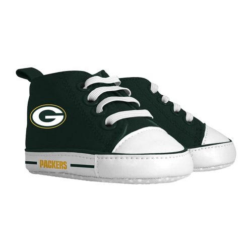 MasterPieces - NFL Baby Pre-Walkers Shoes, Officially Licensed San Francisco 49ers Football, High Top Sneakers, Soft Anti-Slip Soles, Boys and Girls, 0-6 Months