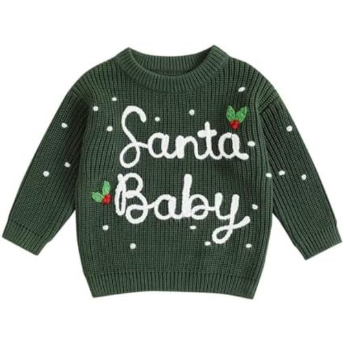 Toddler Infant Newborn Baby Boy Girl Sweater Homemade Rolls Knit Crewneck Pullover Sweatshirt Thanksgiving Outfit