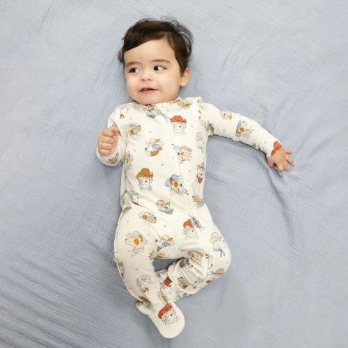 Cowdogs - 2 Way Zipper Footie