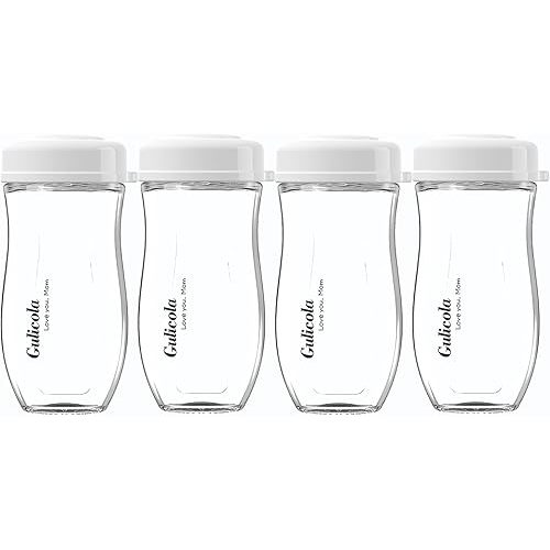 Glass Baby Breastmilk Storage Bottles 8 oz, Wide Neck Breastmilk Collection Bottles, 4 Pack - White