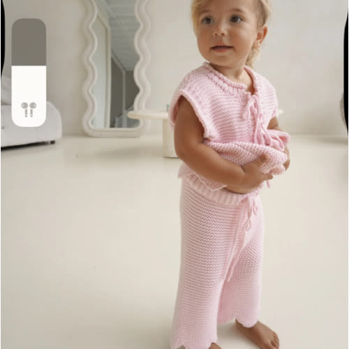 AUDREY KNIT PANT - PINK