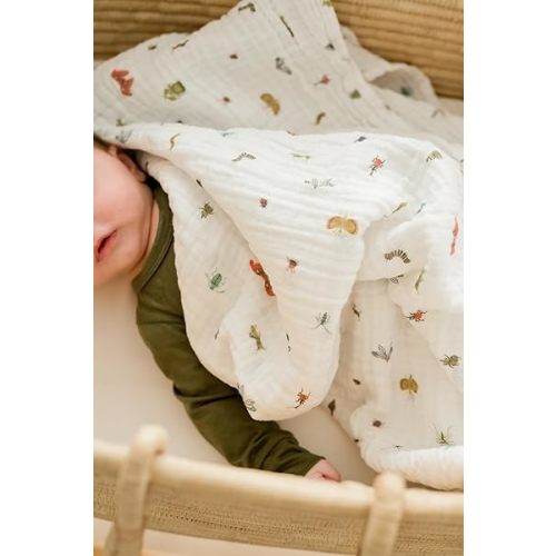 CLEMENTINE KIDS Muslin Infant Swaddles (Cutie Crawlies)