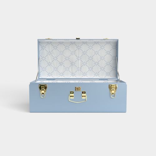 Petite Trunk - Light Blue - Touch of Blue / Embroidery