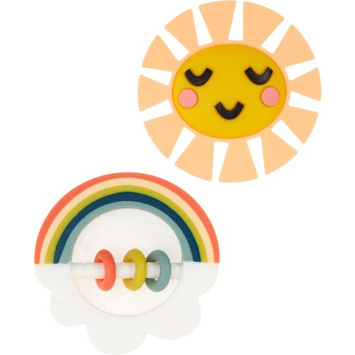 Lucy Darling Little Rainbow Teether Toy Set, Multi