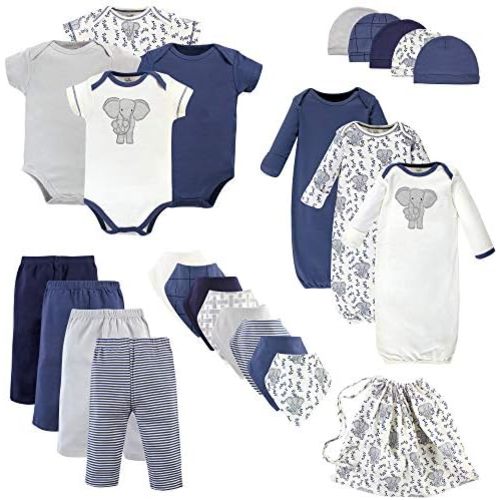 Touched by Nature Unisex Baby Organic Cotton Layette Set and Giftset