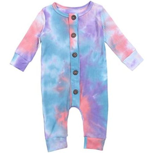 Newborn Baby Boy Girl One Piece Rompers Long Sleeve Organic Rompers Jumpsuits Pajamas Sleeper Overall Toddler Clothes