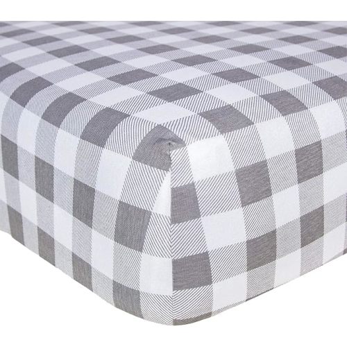 Burt's Bees Baby Essential Organic Cotton Fitted Crib Sheet, Breathable for Boy Girl Standard Crib & Toddler Mattresses