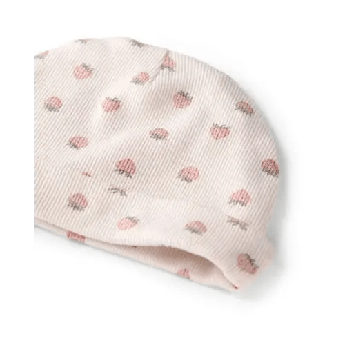 Baby Girl Organic Cotton Rib Cap in Strawberry  - Little Planet | Carter's