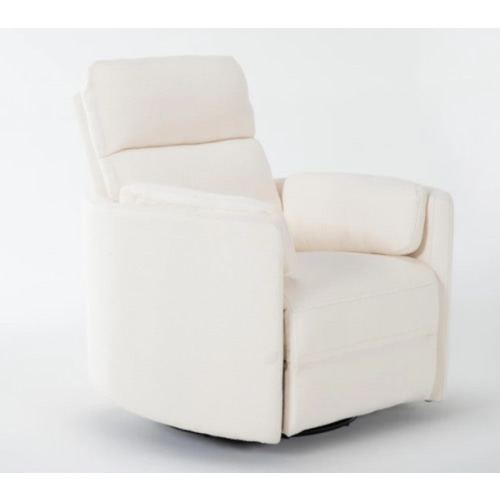Rayna Oyster Nursery 40" Power Swivel Glider Recliner | Living Spaces