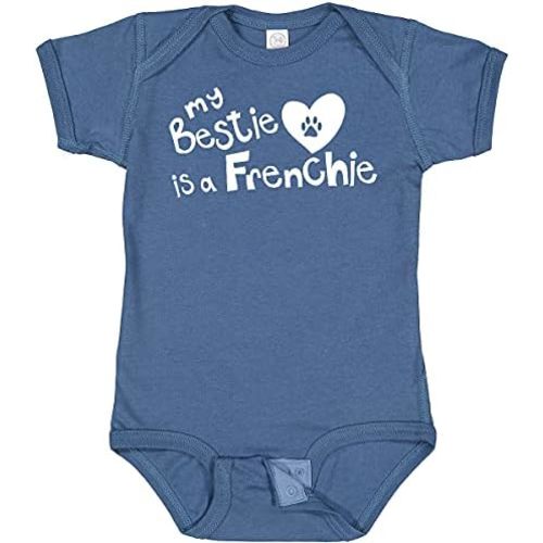 inktastic Bestie Frenchie Baby Bodysuit