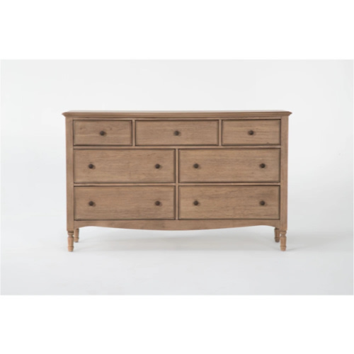 Deliah Wood 38" 7 Drawer Dresser | Living Spaces