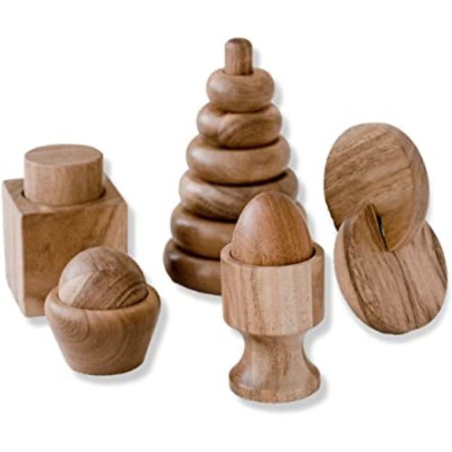 Montessori Wooden Baby Toys, Montessori Toys for 1 Year Old, Baby Toys 6 to 12 Months, 1 Year Old Toys, Wooden Toys, 6 Month Old Baby Toys, Montessori Toy, Stacking Rings