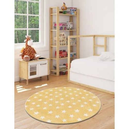 Unique Loom Whimsy Kids Stars Indoor Woven Area Rug