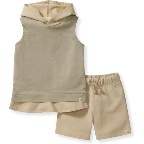 Burt's Bees Baby baby-boys Shirt and Pant Set, Long Sleeve Top & Bottom Outfit Bundle, 100% Organic Cotton
