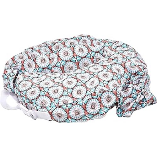My Brest Friend Original Nursing Pillow Cover - Slipcovers for Baby - Adjustable Fit, Easy Care, Durable - Original Nursing Pillow Not Included, Coral