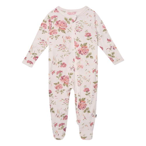 Modern Moments by Gerber Baby Neutral Super Soft Viscose Two-Way Zip Sleep 'N Play Footed Pajamas, (0-3 months)